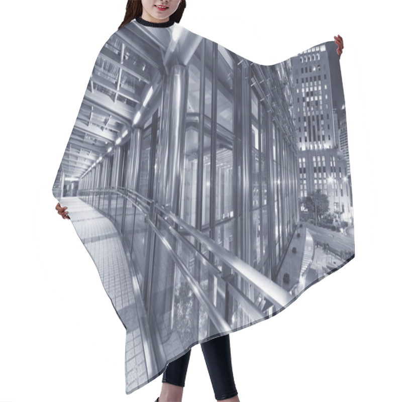 Personality  Modern Pedestrian Walkway Background  Wallpaper Close Up Hair Cutting Cape