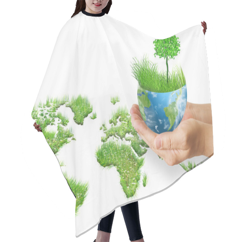 Personality  Environmental Energy Concept Hair Cutting Cape