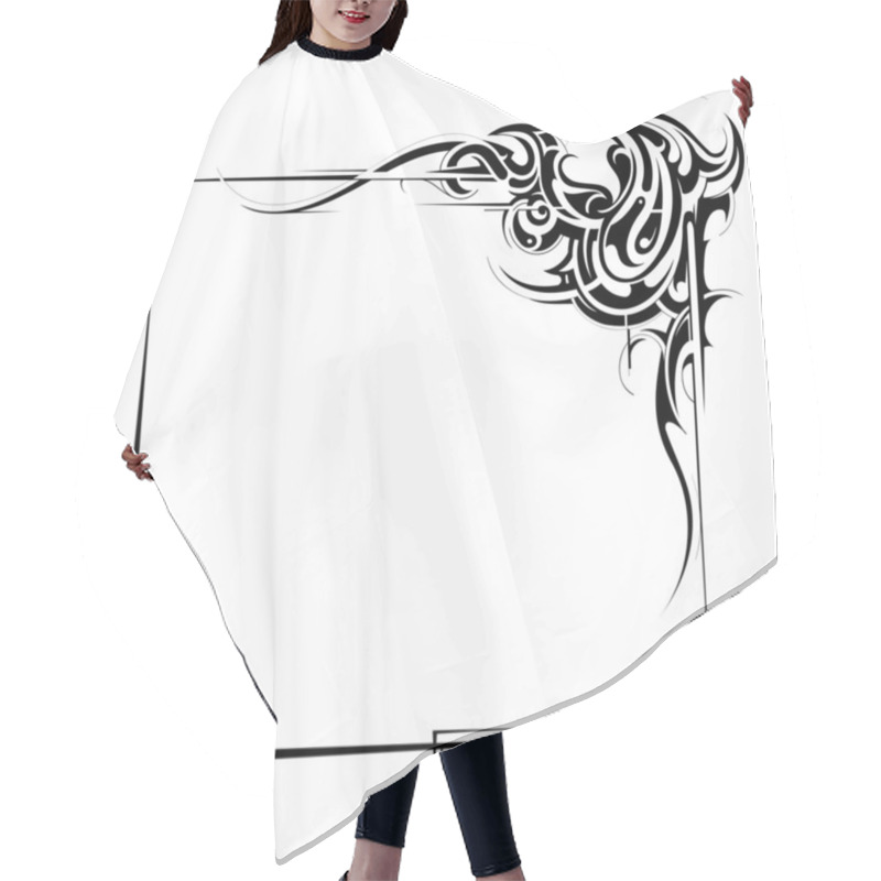 Personality  Tribal Frame Hair Cutting Cape