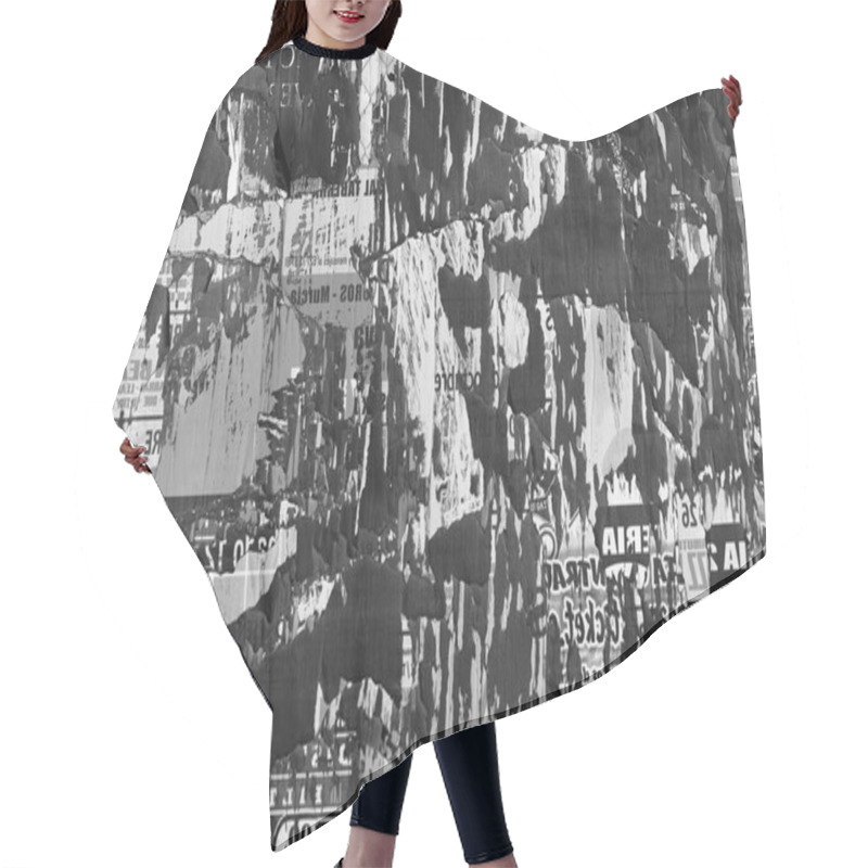 Personality  Torn Posters Hair Cutting Cape