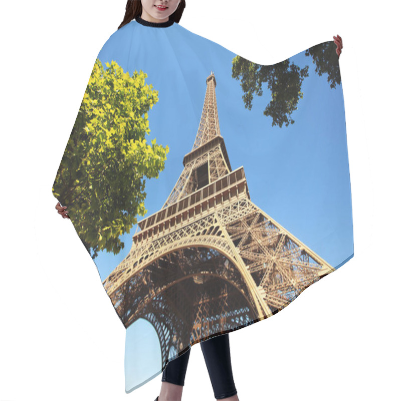 Personality  Eiffel Tower In Paris, France Hair Cutting Cape