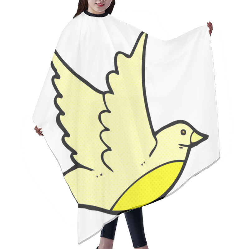 Personality  Comic Cartoon Flying Bird Hair Cutting Cape