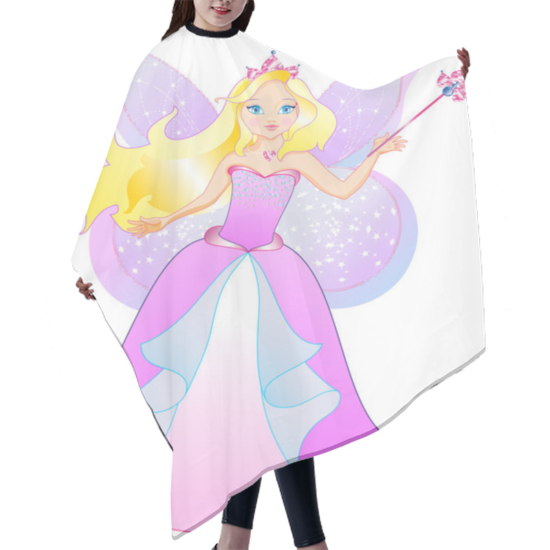 Personality  The Princess Is A Butterfly Hair Cutting Cape