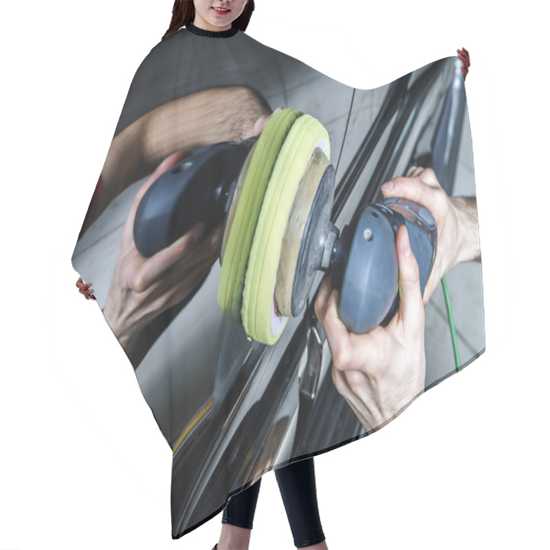 Personality  Car Surface Buffing Hair Cutting Cape