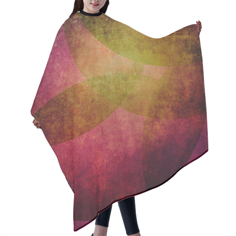 Personality  Background With Circles Hair Cutting Cape