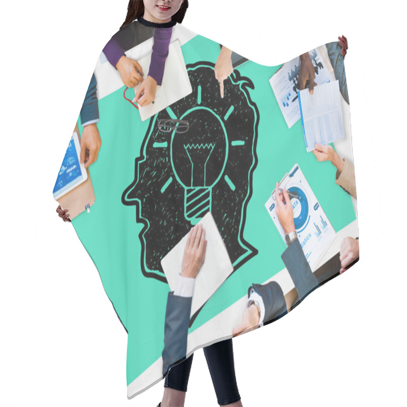 Personality  People And Creativity Concepts Hair Cutting Cape