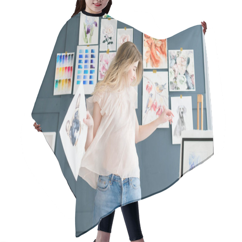 Personality  Art Inspiration Expression Drawing Painting Hair Cutting Cape