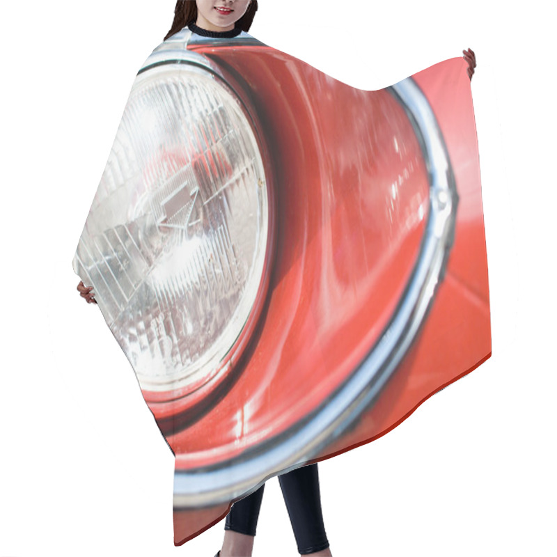 Personality  Red Sportscar Hair Cutting Cape