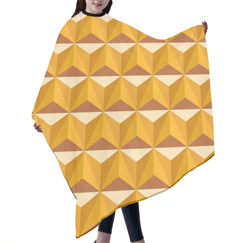 Personality  Pattern Of Triangles Hair Cutting Cape