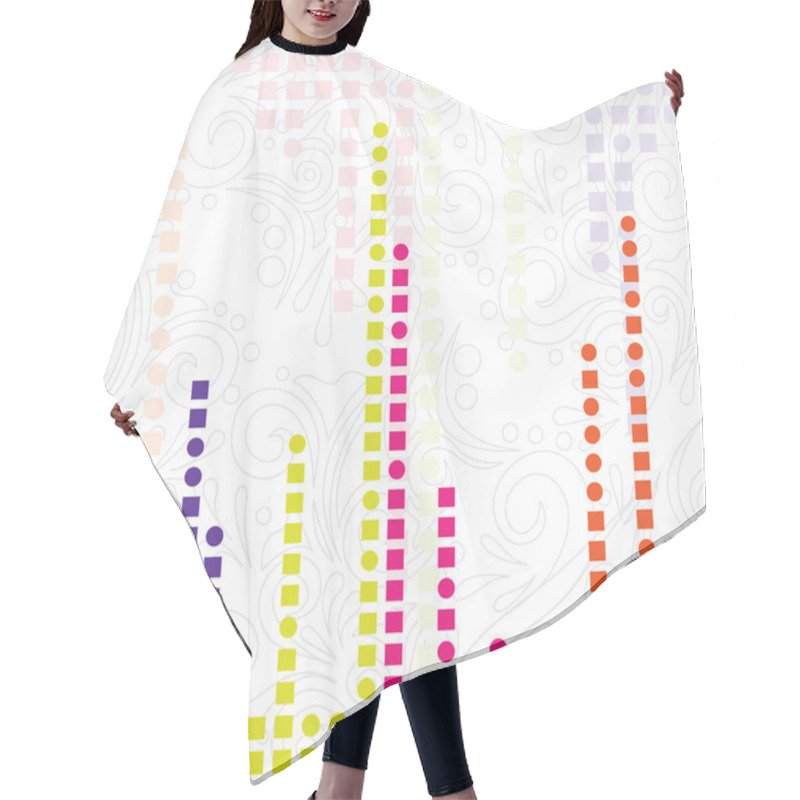 Personality  Abstract Background Hair Cutting Cape