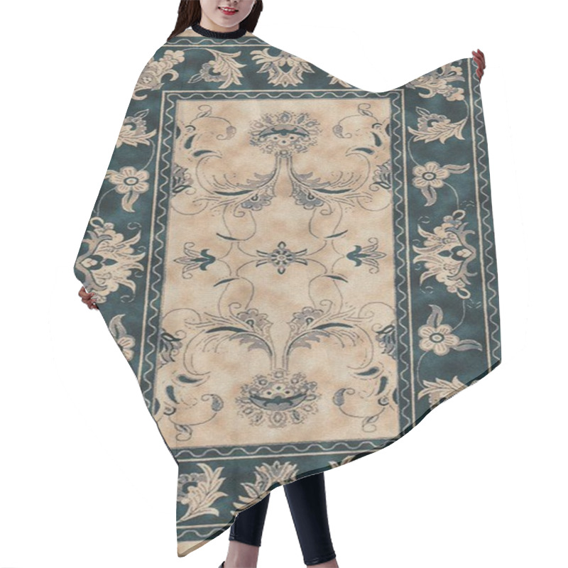 Personality  Carpet Bathmat And Rug Boho Style Ethnic Design Pattern With Distressed Texture And Effect Hair Cutting Cape