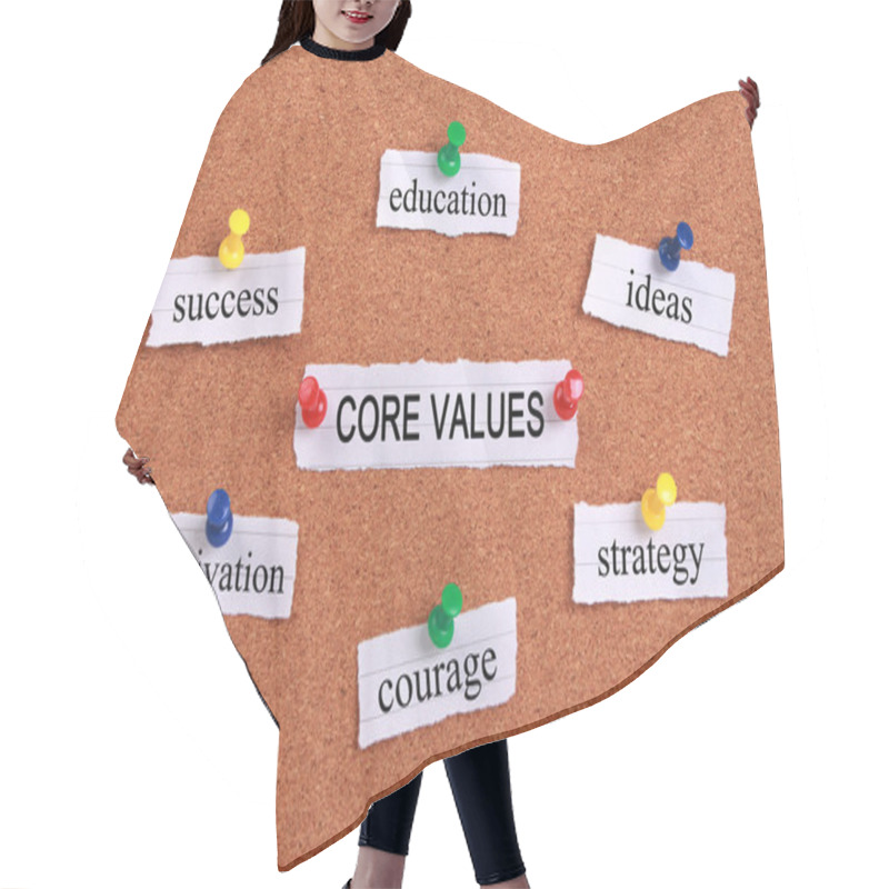 Personality  Core Values Hair Cutting Cape