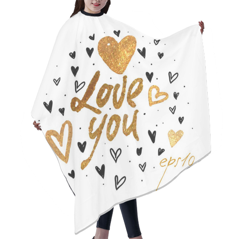 Personality  Greeting Card Valentine's Day Hair Cutting Cape