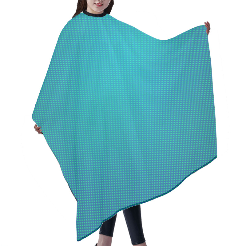 Personality  Blue Dots Texture Background Hair Cutting Cape