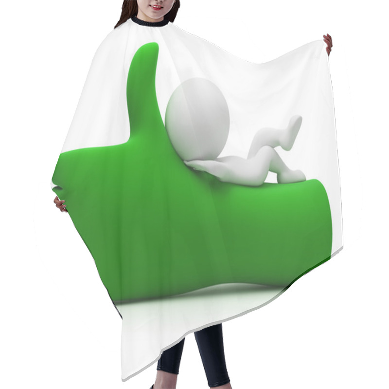 Personality  3d Small - Good Place Hair Cutting Cape