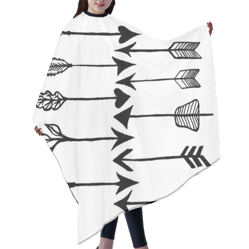 Personality  Rustic Arrows Hair Cutting Cape