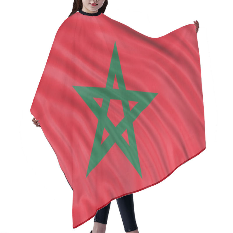 Personality  Flag Of Morocco Hair Cutting Cape