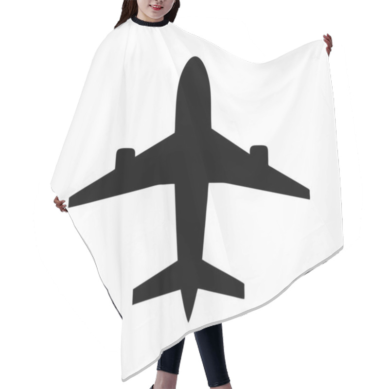 Personality  Airplane Briefcase Icon For Your Project Hair Cutting Cape