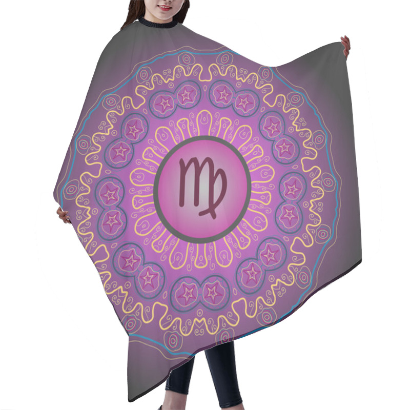 Personality  Zodiac Sign The Virgin (virgo ) Violet Hair Cutting Cape