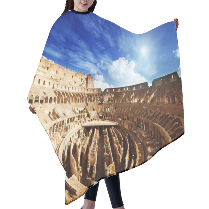 Personality  Inside Of Colosseum In Rome, Italy Hair Cutting Cape