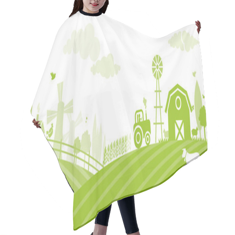 Personality  Farm Hair Cutting Cape