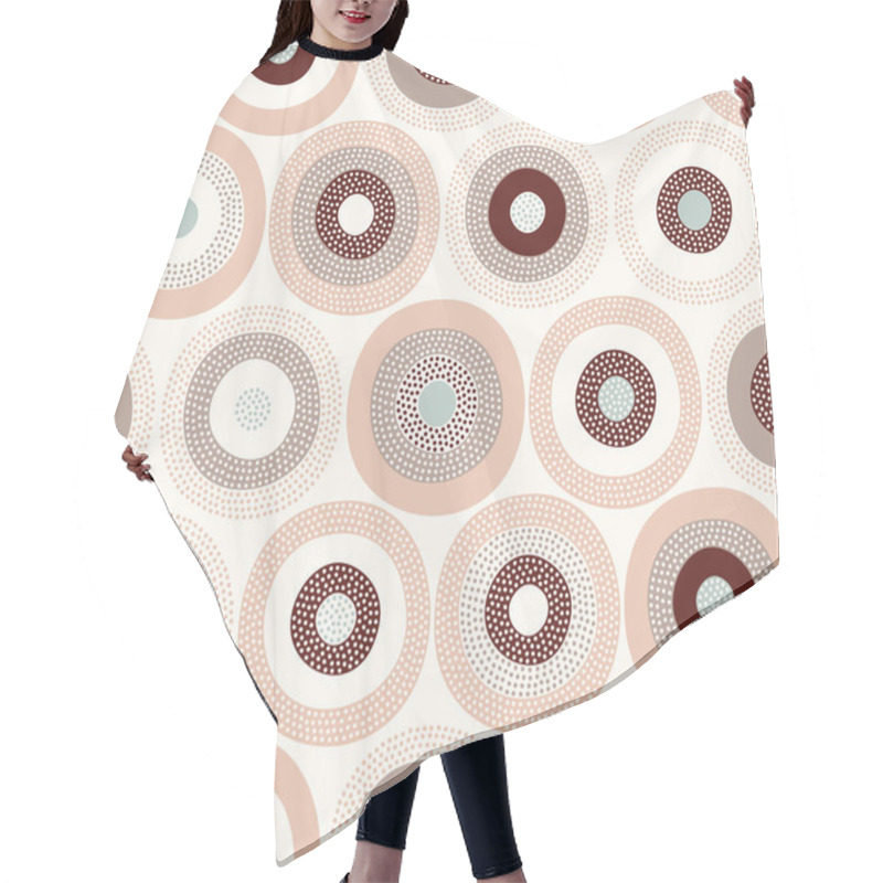 Personality  Seamless Abstract Pattern Hair Cutting Cape