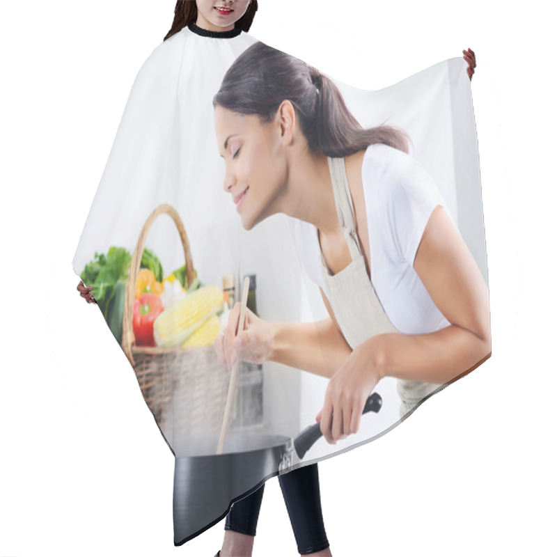 Personality  Home Chef Cooking In The Kitchen Hair Cutting Cape