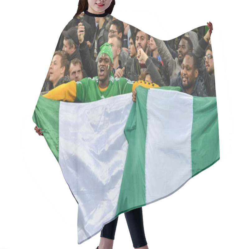 Personality  Friendly Match Between The National Teams Of Argentina And Nigeria Hair Cutting Cape