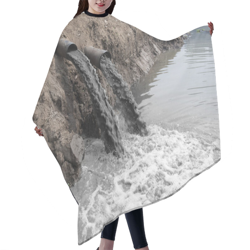 Personality  Water Pollution Hair Cutting Cape