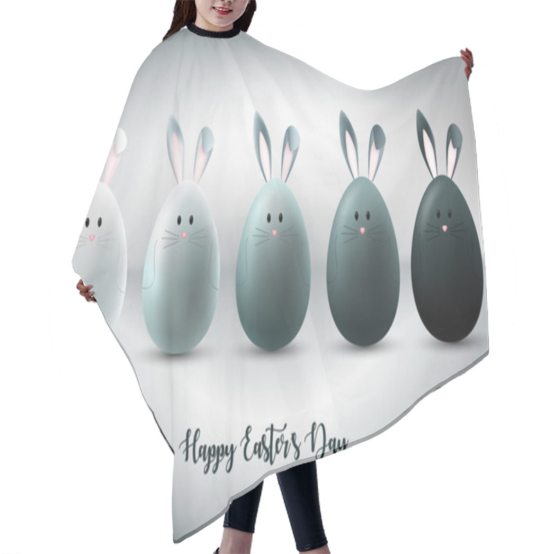 Personality  Happy Easter Bunnies Hair Cutting Cape