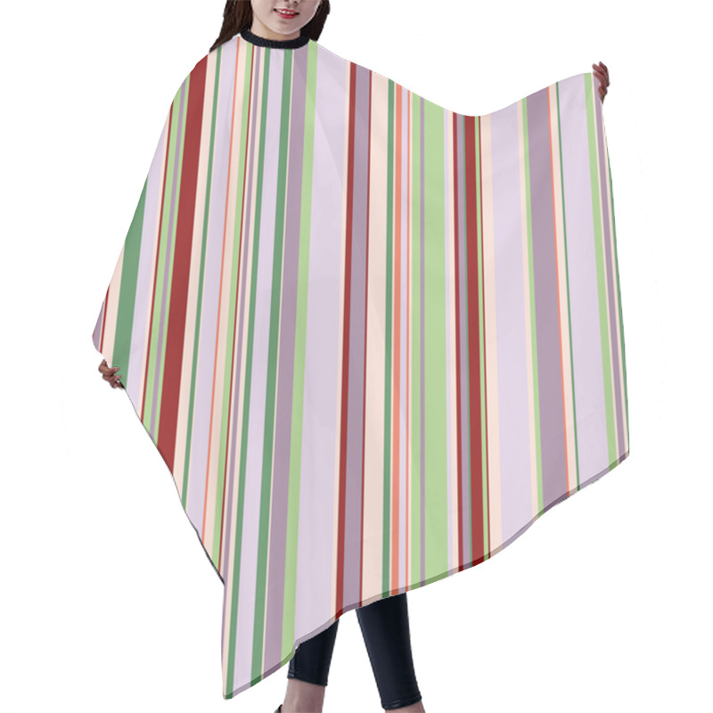 Personality  Striped Seamless Pattern Hair Cutting Cape