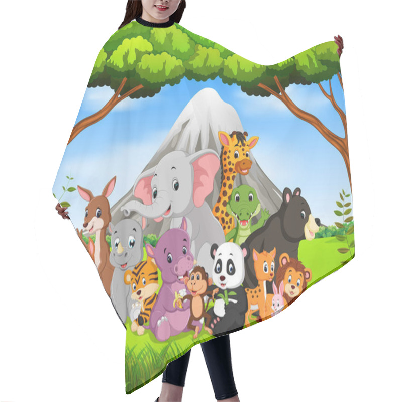 Personality  Wild Animal In The Jungle Hair Cutting Cape