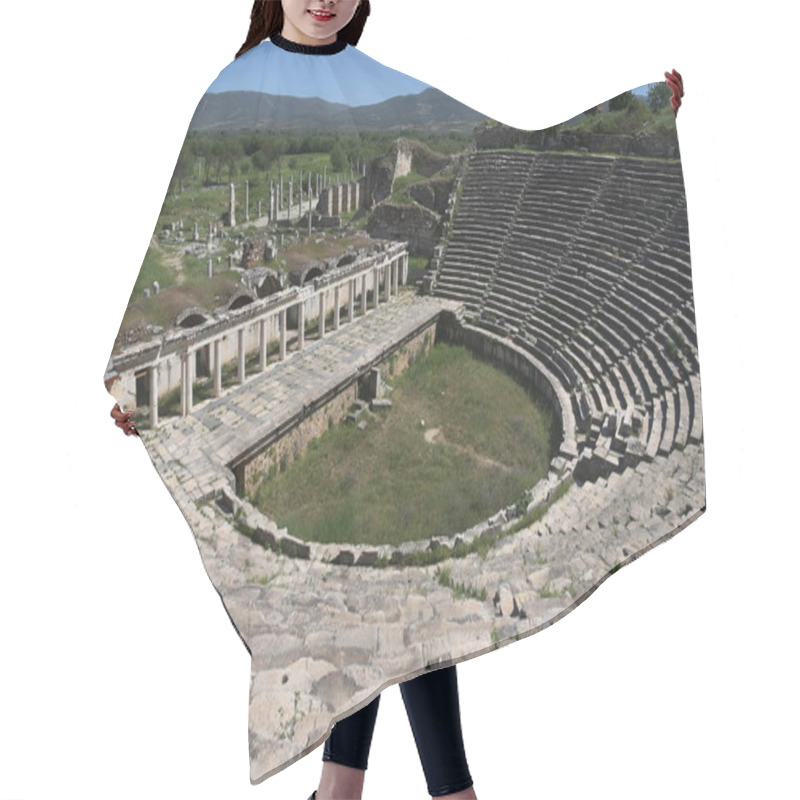 Personality  Afrodisias Ancient City Ruins, Turkey  Hair Cutting Cape