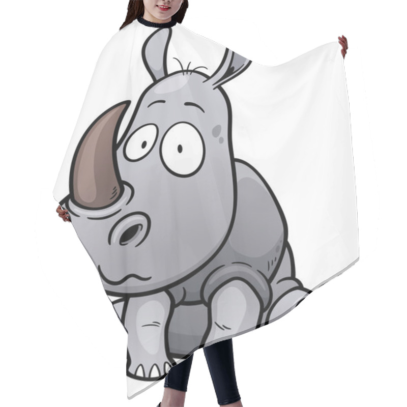 Personality  Rhino Hair Cutting Cape