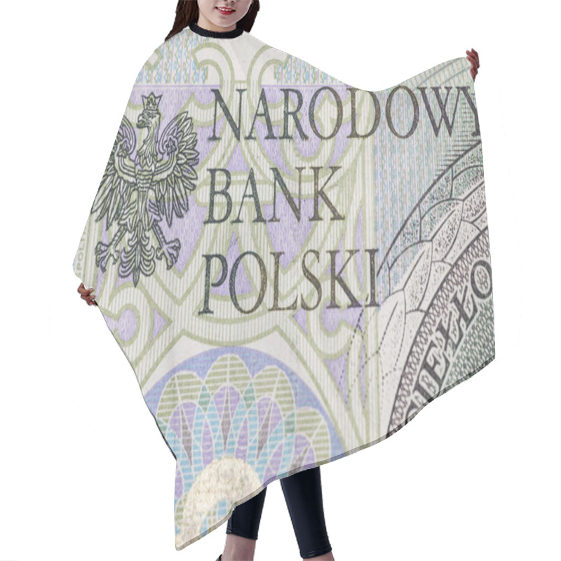 Personality  Money Of Poland Hair Cutting Cape