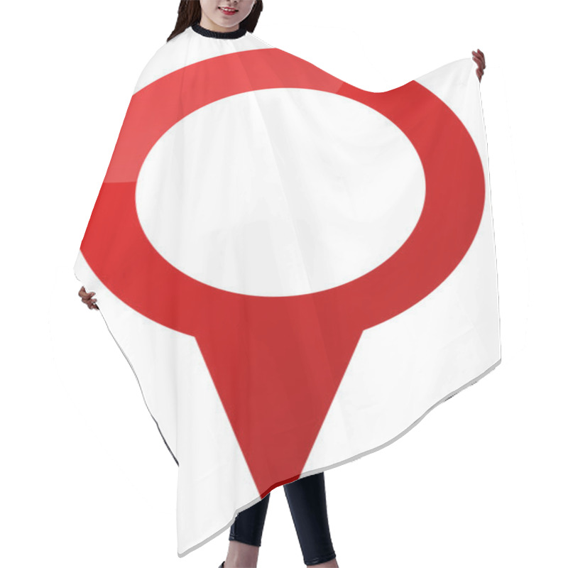 Personality  Map Pointer Hair Cutting Cape