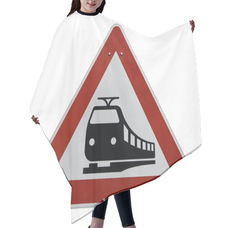 Personality  Railroad Sign Hair Cutting Cape