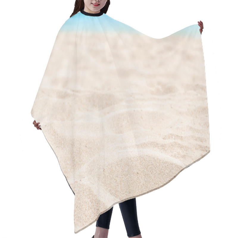 Personality  Hot Soft Sand On Seashore Hair Cutting Cape