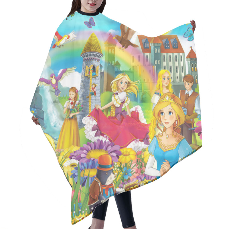 Personality  The Fairy Tales Mush Up - Castles - Knights And Fairies Hair Cutting Cape