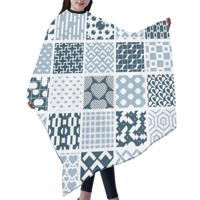 Personality  Set Of Vector Endless Geometric Patterns  Hair Cutting Cape