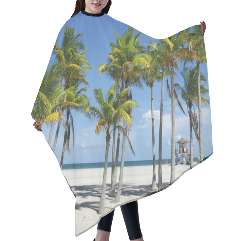 Personality  Sunny Miami Beach Hair Cutting Cape