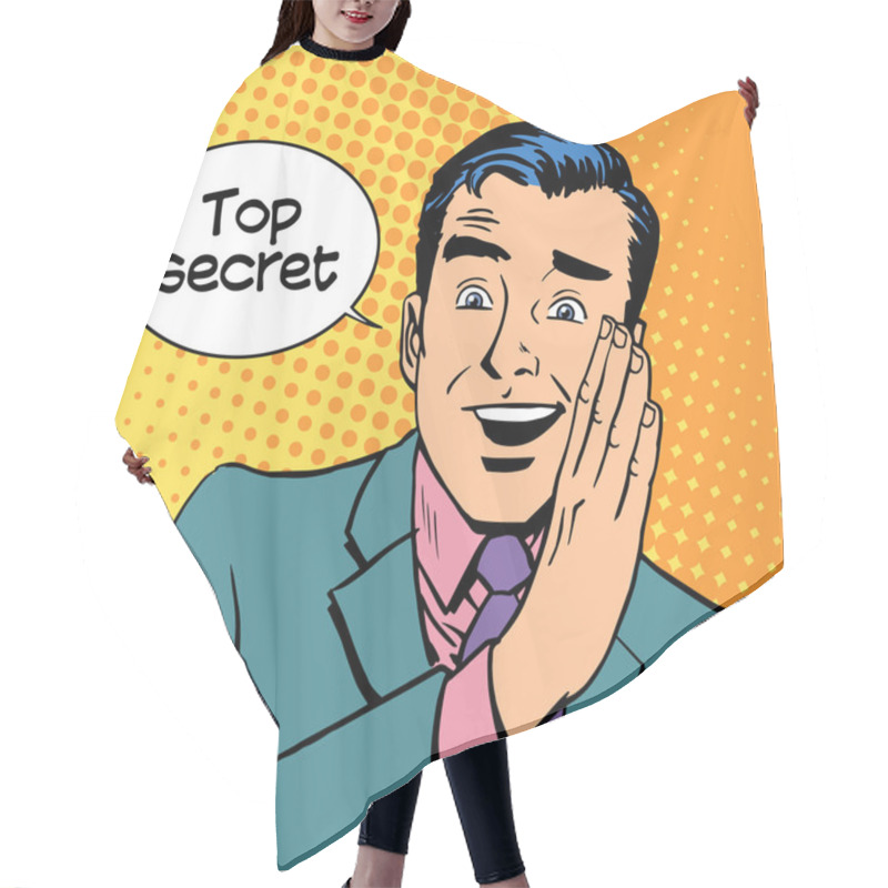 Personality  Top Secret Security Business Hair Cutting Cape