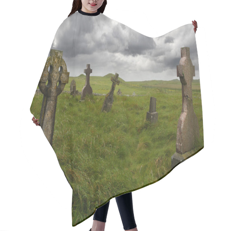 Personality  Ancient Celtic Gravesite Hair Cutting Cape