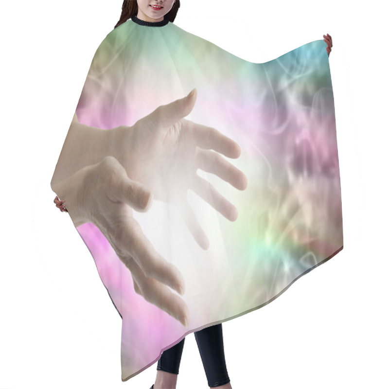 Personality  Beaming Healing Energy Hair Cutting Cape