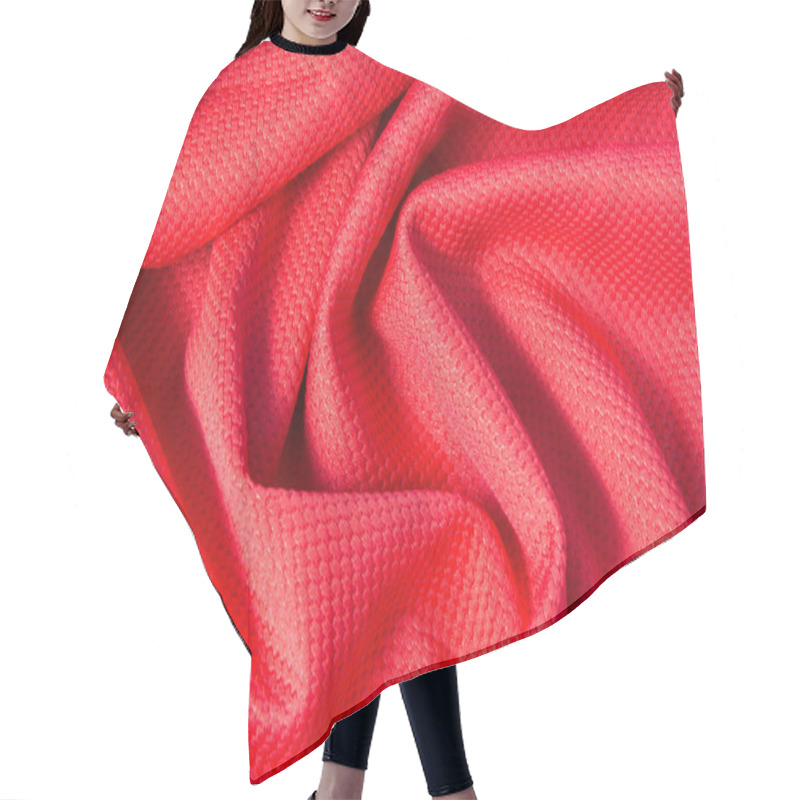 Personality  Texture Of Bright, Cloth With Pleats Hair Cutting Cape