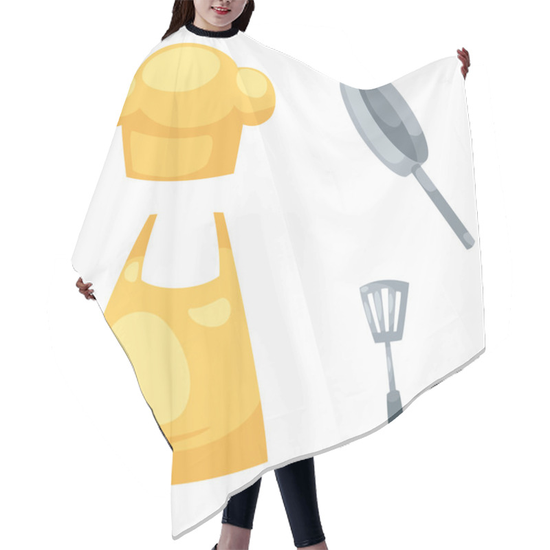 Personality  Kitchen Set Hair Cutting Cape