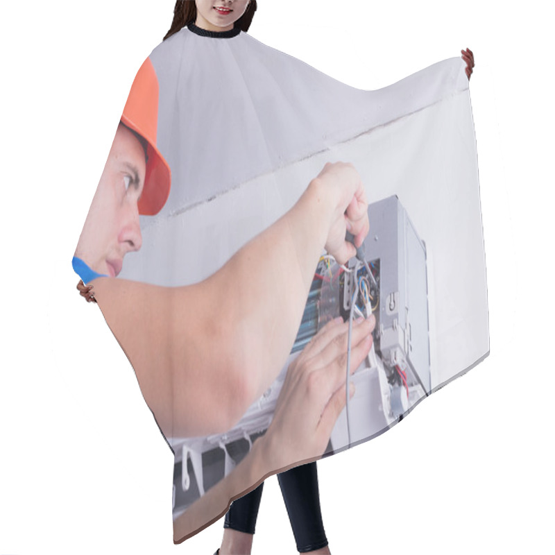 Personality  Air Conditioner Hair Cutting Cape