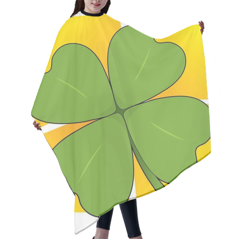 Personality  Shamrock Hair Cutting Cape