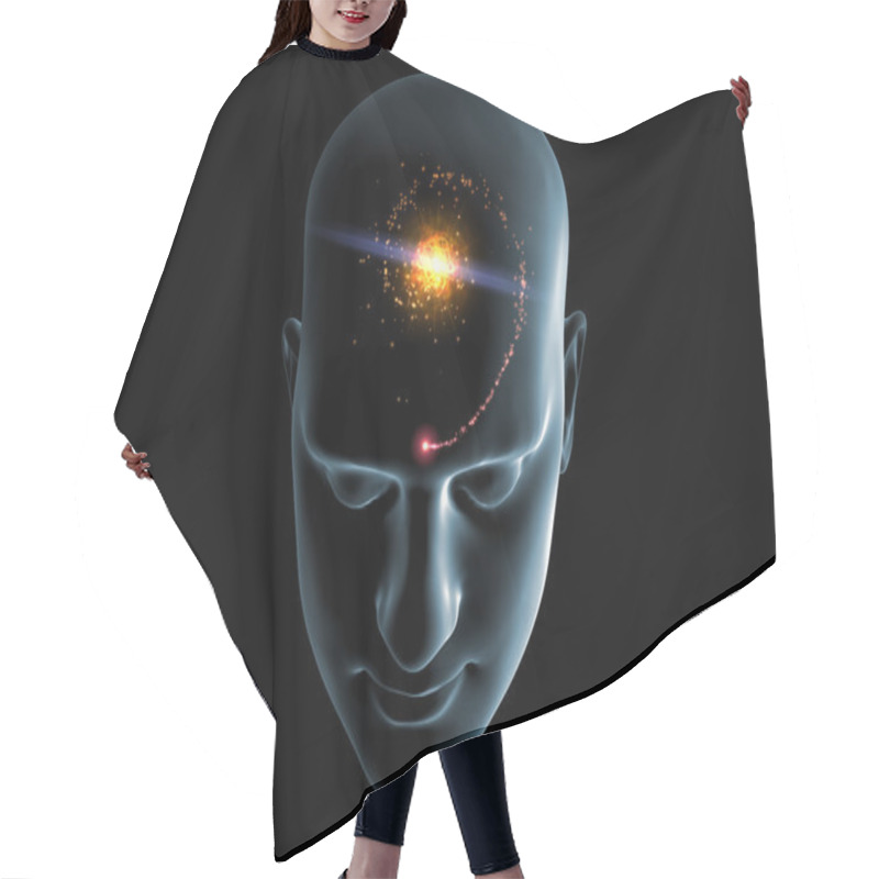 Personality  Illuminating Thoughts Hair Cutting Cape