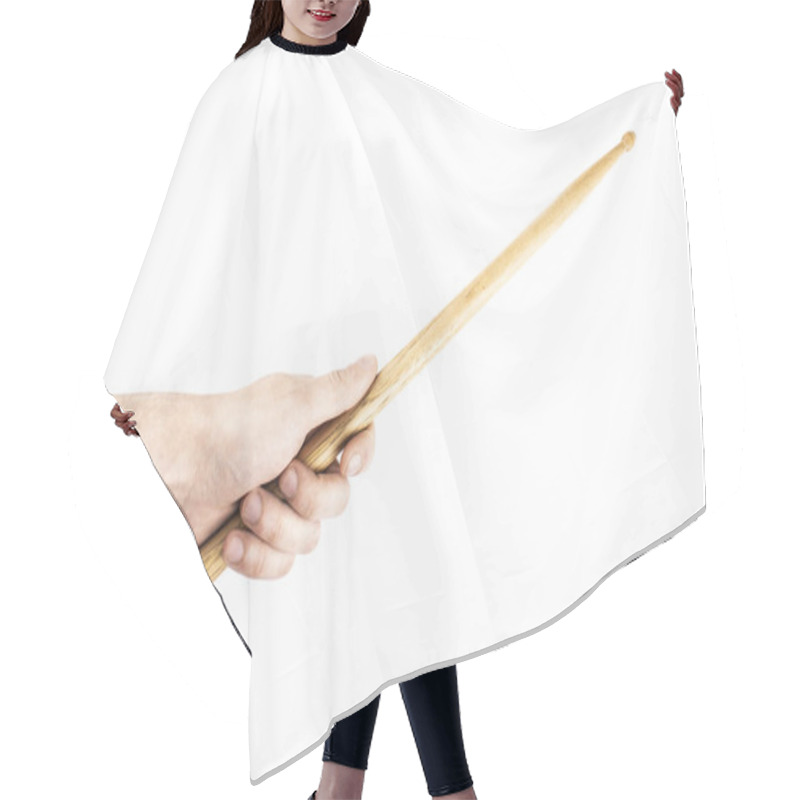 Personality  Drum-stick In The Hand Isolate Hair Cutting Cape